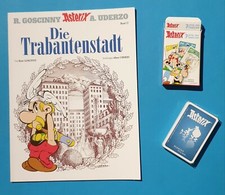 Comics Asterix & Obelix Sammlung Band 17 Die Trabantenstadt  + Kartenspiel 