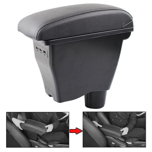 Auto leder usb mittelarmlehne - auto,