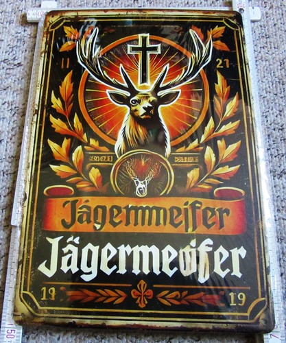 Jägermeister blechschild - jägermeister,