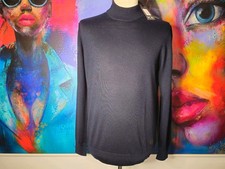 Iceberg Merino Mock Neck Pullover Größe L 100% Merino -NEU-