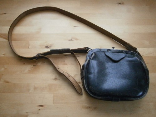 Antike alte schaffnertasche - alte,