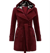 Damen Wintermantel mit Kapuze