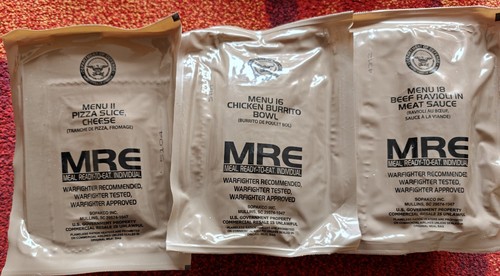 Army mre meal ready to - 3,