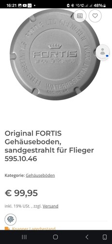Fortis gehäuseboden flieger - gehÄuseboden,
