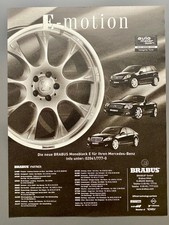 Brabus Monoblock E Felge Mercedes Tuning 2006 Vintage Ad Werbung Reklame