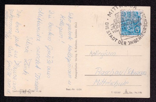 Ddr karte mittweida raschau - mittweida,