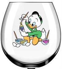 x12 Baby Ente Ostern Hase Glas