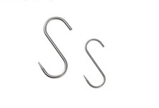 Fleischhaken Haken S-Haken Fleischerhaken rostfrei Metzger Räuchern Edelstahl