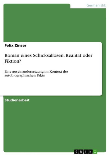 Roman eines schicksallosen - roman,