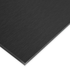 Aluverbundplatte Schwarz