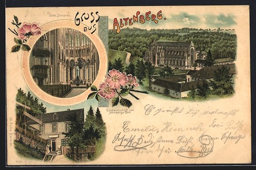 Lithographie altenberg - lithographie, /