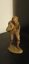 Antike Holzfigur Krippenfigur