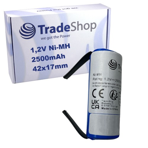 Akku 2500mah mh - 1,2v, für