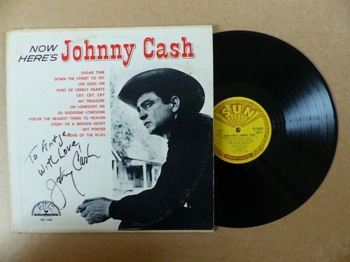 Johnny cash signed - johnny, autogramm