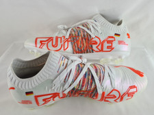Original Marco Reus BVB Fußballschuhe Match prepared Puma Future Z weiss/ orange