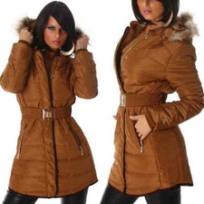 Damen Stepp-Mantel Parka