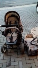 Teutonia Mistral S Beige/Braun Kombikinderwagen & Sportwagen Einsitzer Seat...