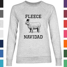 Damen Sweatshirt Feliz Navidad