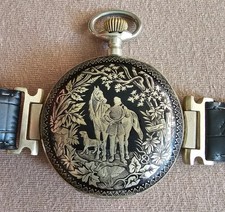 SYSTEME GLASHÜTTE 10223 ! Vintage Mariage Armbanduhr! ziseliert Originalgehäuse