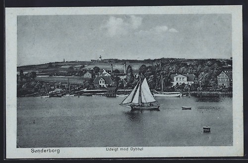 Ansichtskarte sonderborg - ansichtskarte,