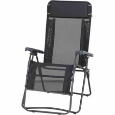 Alu-Campingstuhl Klappstuhl Gartenstuhl Relax Comfort Alugestell, Textilgewebe