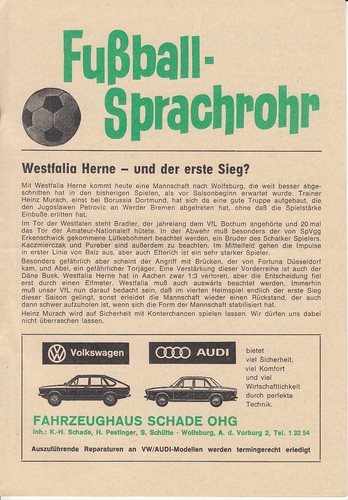 Liga nord vfl - 11.09.76,