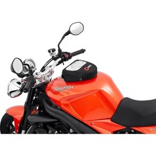 QBag Magnet Tankrucksack ST02 3L Stauraum mit Kartenfach, schwarz