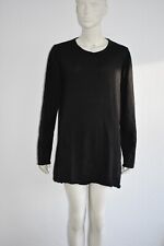 YUKAI ✨  legerer Pullover aus 100 % Merinowolle Größe 42 - schwarz