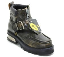 53 Herrenschuh Leder Plateau 90er Schnalle Gothic Vintage Look Buffalo 41