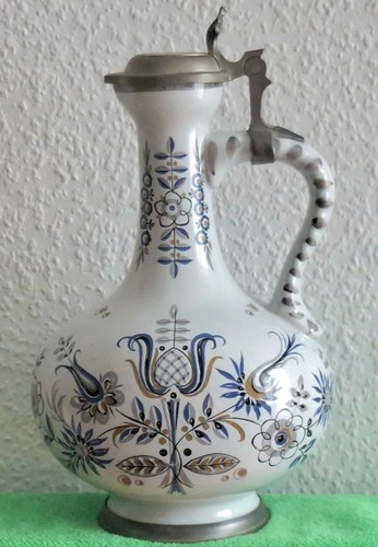 Ulmer keramik karaffe mit - karaffe,