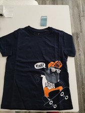 T-Shirt - Boy - Jungen - dunkelblau - pepperts - Skater - Gr. 122/128 - neu