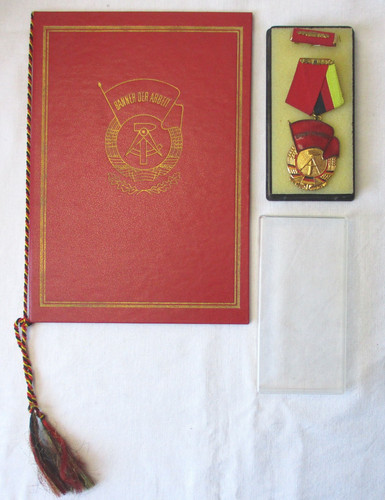 Ddr urkunde banner - banner, arbeit