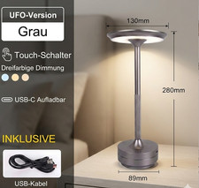 Led tischlampe grau - led,