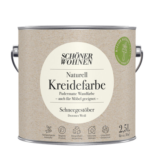 Wandfarbe kreidefarbe naturell - kreidefarbe,