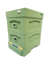 Bienenbeute-Zander ; Styroporbeute; Bienenzarge, mit Hygieneboden(Grün) (D-002G)