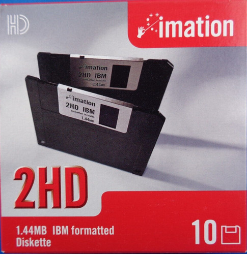 Floppy 2hd imation ibm - 3,5",