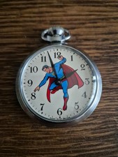 seltene Taschenuhr Superman Made in Gt. Britain