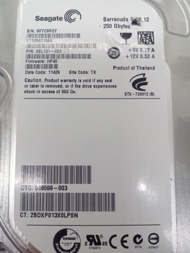 Seagate st3250318as hdd sata - seagate,