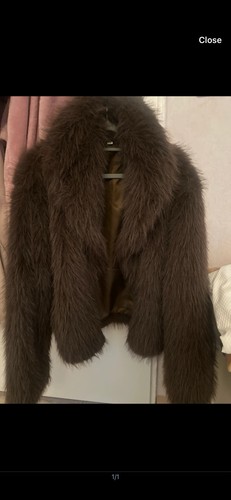 Shein damen pelzjacke - pelzjacke, braun