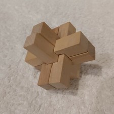 "Stäbchen" Holzpuzzle