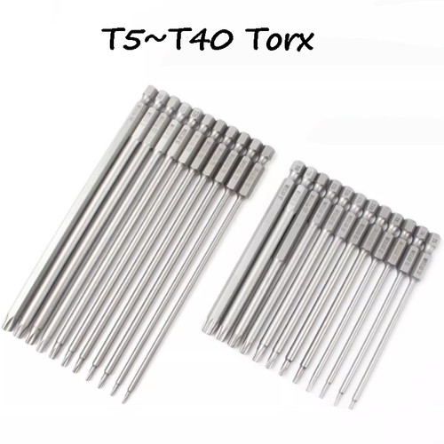 Torx bit magnetisch lang - torx,