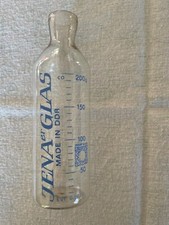 DDR Nuckelflasche Jenaer Glas Milchflasche Baby Babyflasche