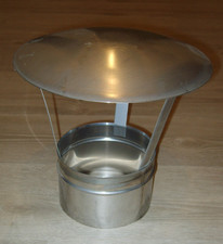 Kaminhaube Regenhaube Schornstein Edelstahl 150mm