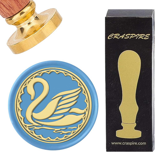 Wachssiegel stempel schwan - wachssiegel-stempel,