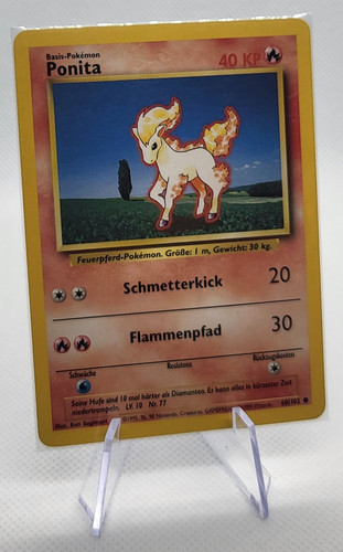 Pokémon karte ponita 102 - karte, 60/102
