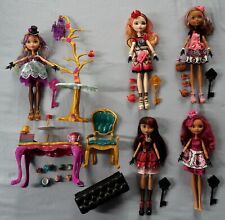 5er Set Ever After High Hat-Tastic Tea Party Teeparty Madeline Playset + Puppen
