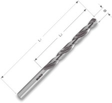 RUKO HSSE Co8/Mo10 Bohrer Spiralbohrer für VA, Edelstahlbohrer, 7 - 16 mm