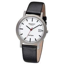 Regent Herren-Titanuhr schwarz