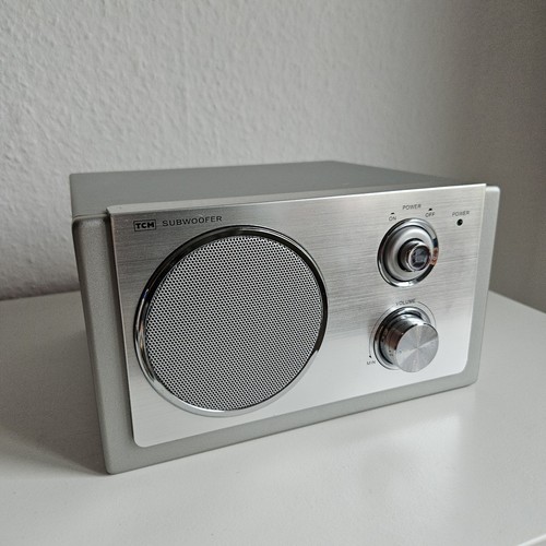 Tcm tchibo subwoofer - tcm, silber