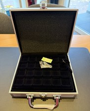 Alu Münzkoffer S mit 6